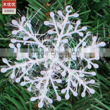 Latest Arrival simple design Christmas snowflake White decoration Factory-made with many colors