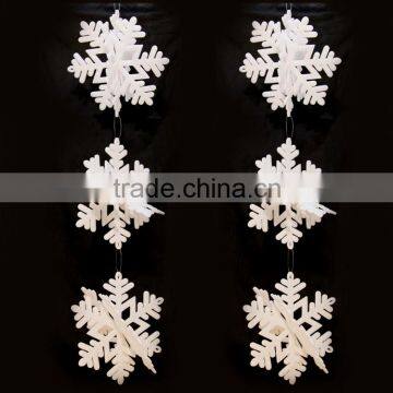 Latest Arrival unique design Christmas snowflake hanging string with good offer