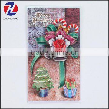 CMYK Best Wishes Christmas Blank Paper Greeting Card