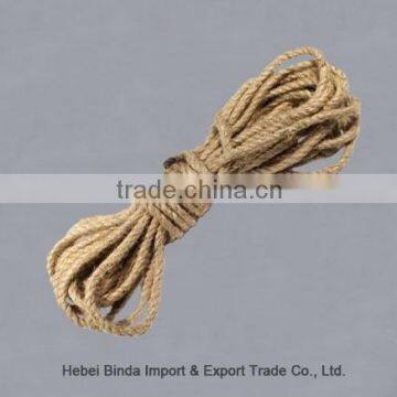 3 strand jute rope with different sizes, jute rope