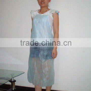 nonwoven apron with ties