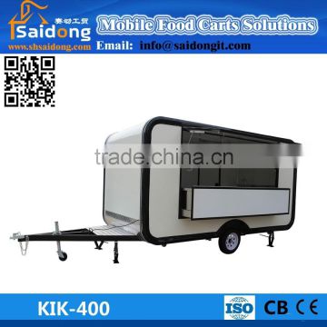 Made in china fast food cart/hot dog food cart/ice cream food cart