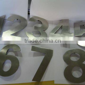 Stainless Steel number Plate