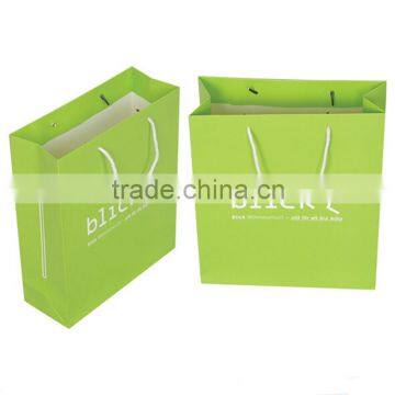 Dongguan factory paper gift bag with logo printed