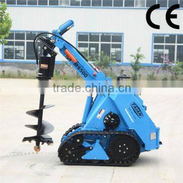 Concrete Mixer Loader MS500 Mini Skid Steer Loader Small Garden Loader photo-2