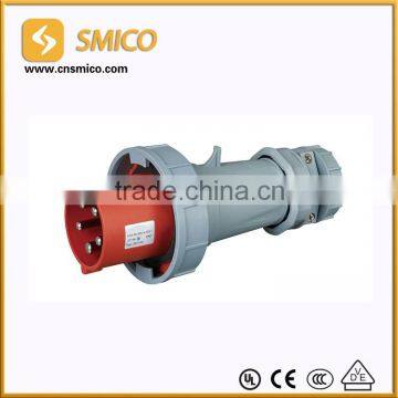 63A PA66 three phase male and female industrial plug and socket