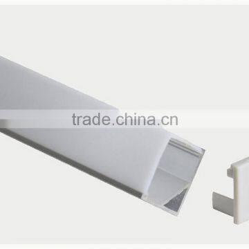 Triangle Shape Square PC Cover Aluminum Channel For Led Strip