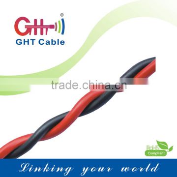 Speaker Cable Transparent red and black CCA 20 Gauge Low Noise