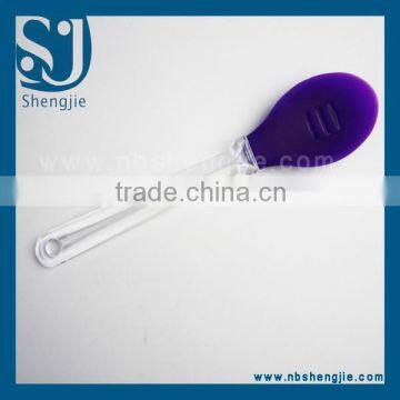 Trade Assurance Silicone Coated Iron Colander Scoop,silicone Ladle,silicone Coated Spoon photo-4
