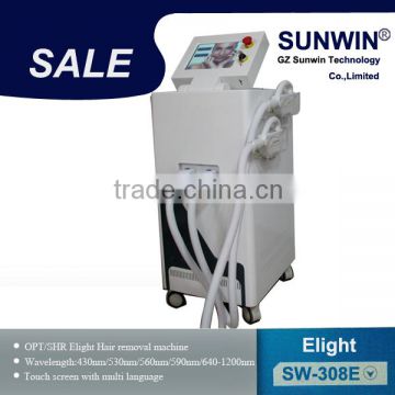 24 months warranty 2014 New technology IPL SHR/shr ipl hair removal with good price