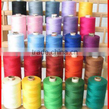 hot sale 800m coloreful hot sale 100% spun polyester sewing thread