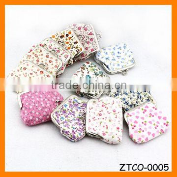 2014 Top Selling Flower Clip Coin Purse ZTCO-0005