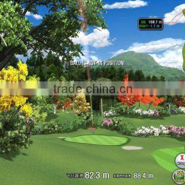 factory supply 3D indoor golf simulator