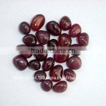 Natural Red Onyx Stone Pebbles