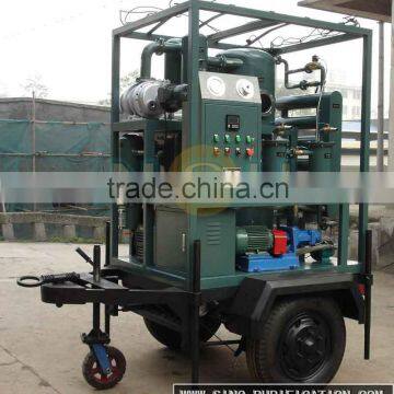 Double-stage vacuum Used Transformer oil fitration machine