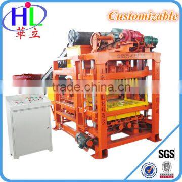 High Profitable Production Line QT4-23 Hollow Block Making Machine With PLC Control Cabinet photo-3