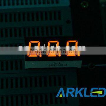 0.4 inch amber color 3 digit led display,the 7 segment led display,ARKLED