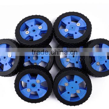 DIY intelligent Car Robot Accessories: high quality Rubber Car Wheel Tire No.4