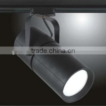 black and cylindrical metal halide track spotlight with G8.5&G12&PAR30