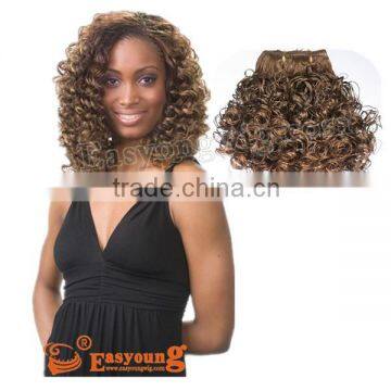 Synthetic hair weave, afro culy hair weft for black women braiding