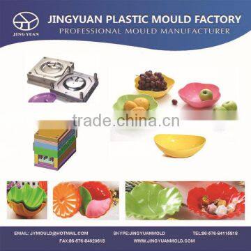 EU Standard Custom Plastic Fruit Plate Injection Mould / Mold Maker in Taizhou