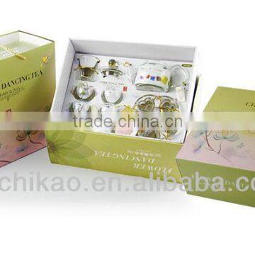 Manufacturers wholesale glass tea set filter kunfu tea one complete set of tea set