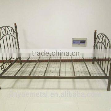 antique metal bed with modern design