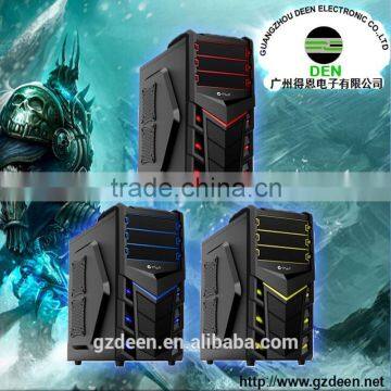 fancy front panel LED light gaming computer case