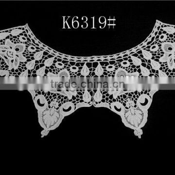 Fashion cotton embroidery collar neck designs for ladies suit