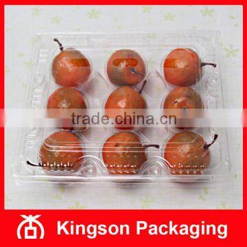 PVC 9 Compartment Clear Plastic Tray for Tomato Passion Fruit