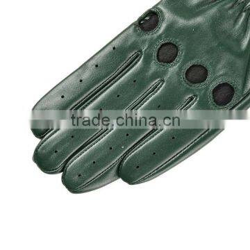 Fashion Lady Driving Sheepskin Leather Gloves photo-3