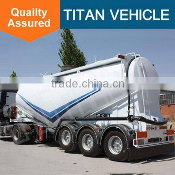 CIMC 3 Axle 40m3 Silo Bulk Powder Cement Tanker Semi Trailer for Sale photo-4