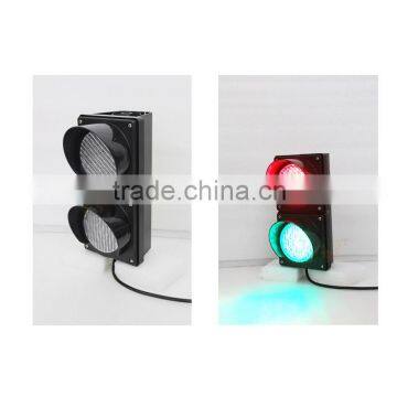 Customized Mini 100mm PC Cobwebby Led Signal Traffic Light for School Teaching photo-6