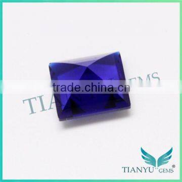 10x10mm 113# Burma Blue Square Step Cut Spinel Loose Stone photo-4