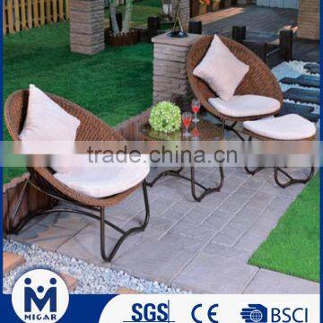 rattan outdoor garden aluminum frame chair