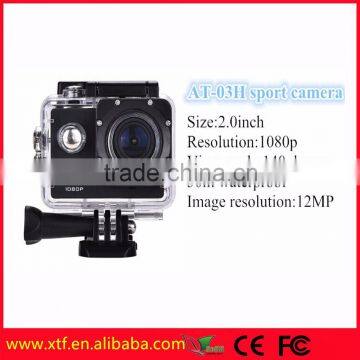 Factory 2.0" HD 1080p helmet waterproof 12MP sport action camera