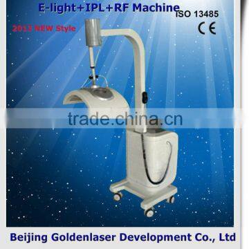 Skin Rejuvenation 2013 Latest Design Beauty Equipment E-light+IPL+RF Machine Permanent Makeup Pigment 480-1200nm