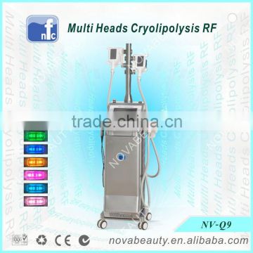 new products 2016 Q9 multiheads slimming machine with rf&photon