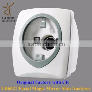 Langdi LD6021C Facial skin analysis machine magic mirror skin analyzer with CE