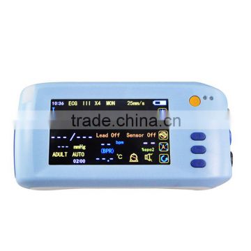 CE approved Palm touch screen Multi parameter Patient Monitor with bluetooth function PC Sync software