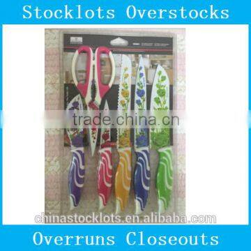 stocklots,overstock,stock,closeout, excess inventories,Overproduction kitchen knife set