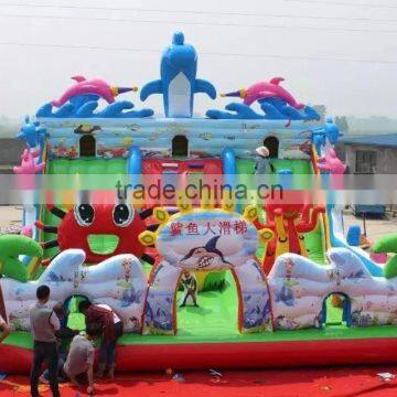 2014 Inflatable Jumping Bouncer Inflatable Animal Bouncers Bouncy Castle with slide