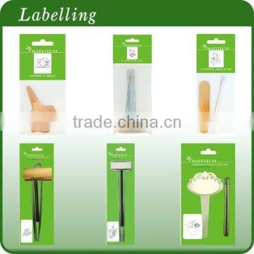Plastic Planting Set Widger Dibber White Plant Labels Garden Tool