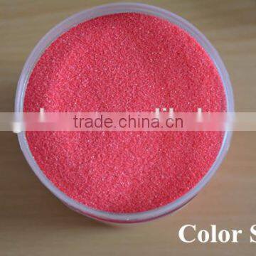 High Quality Fine Grade Dye Color Sand for Construction/Decoration Use photo-3