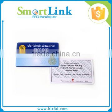 frequency 13.56Mhz rewritable ID card with I CODE chip,cheap rfid business card with QR code printing for keyless entry