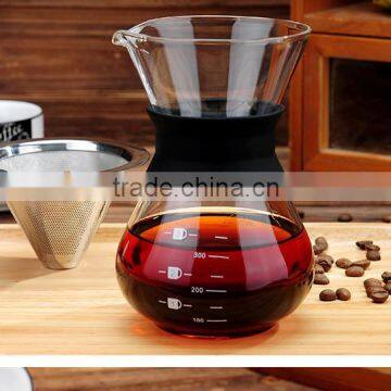 Coffee Pour Over Cone Dripper/Stainless Steel Coffee Filter and Maker photo-5