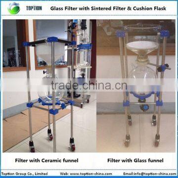 customized hot selling laboratory vacuum chemical glass filter for sale TOPT-CL50L (50L)