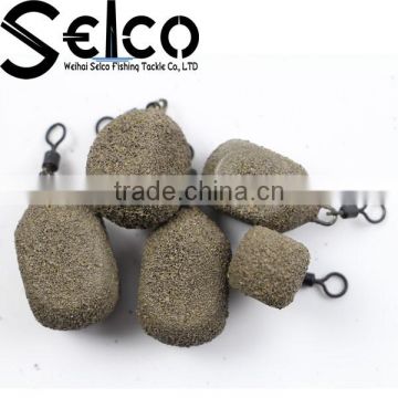 China Carp fishing squre pear leads