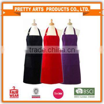 2016 Sedex Audit Promotion blue cotton kitchen apron from China