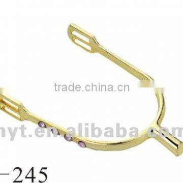 diamond decorative western zinc alloy horse spurs